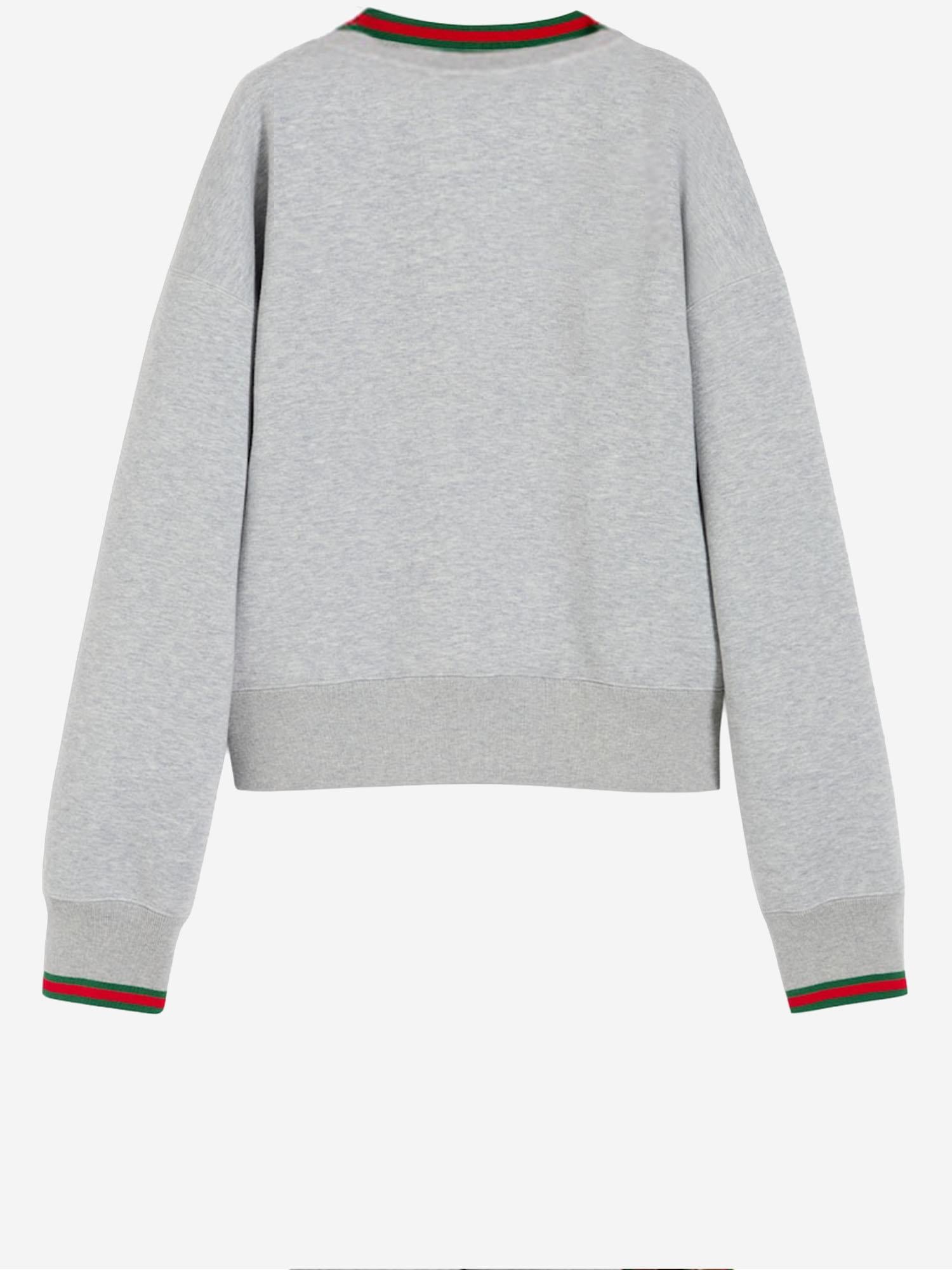 MAGLIA IN JERSEY DI COTONE CON WEB 847933 XJHIR1160 GUCCI 