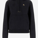 FELPA IN COTONE CON LOGO 8110966 BLACK BURBERRY 