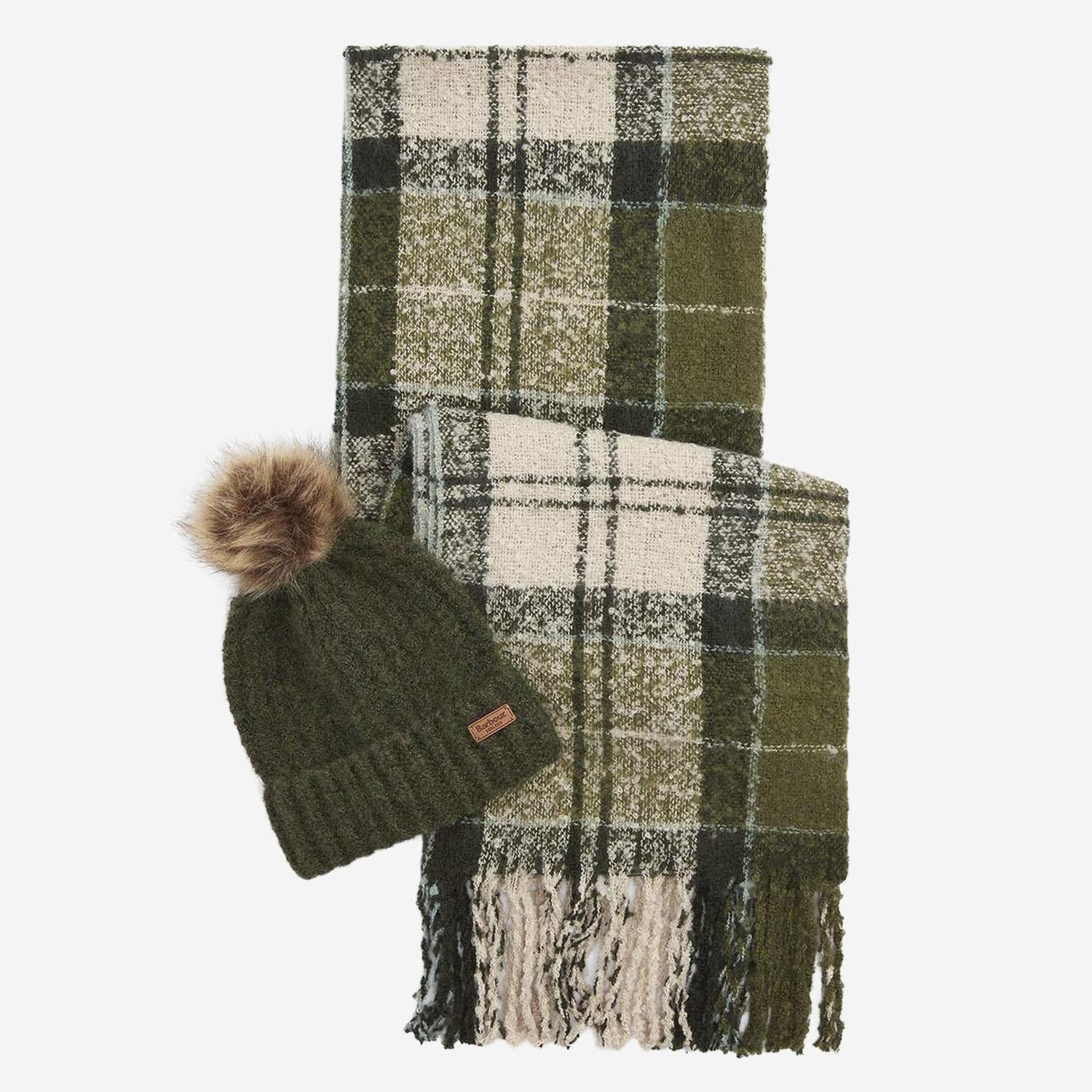 SET SCIARPA E CAPPELLO SALTBURN LGS0077 GN51 BARBOUR 