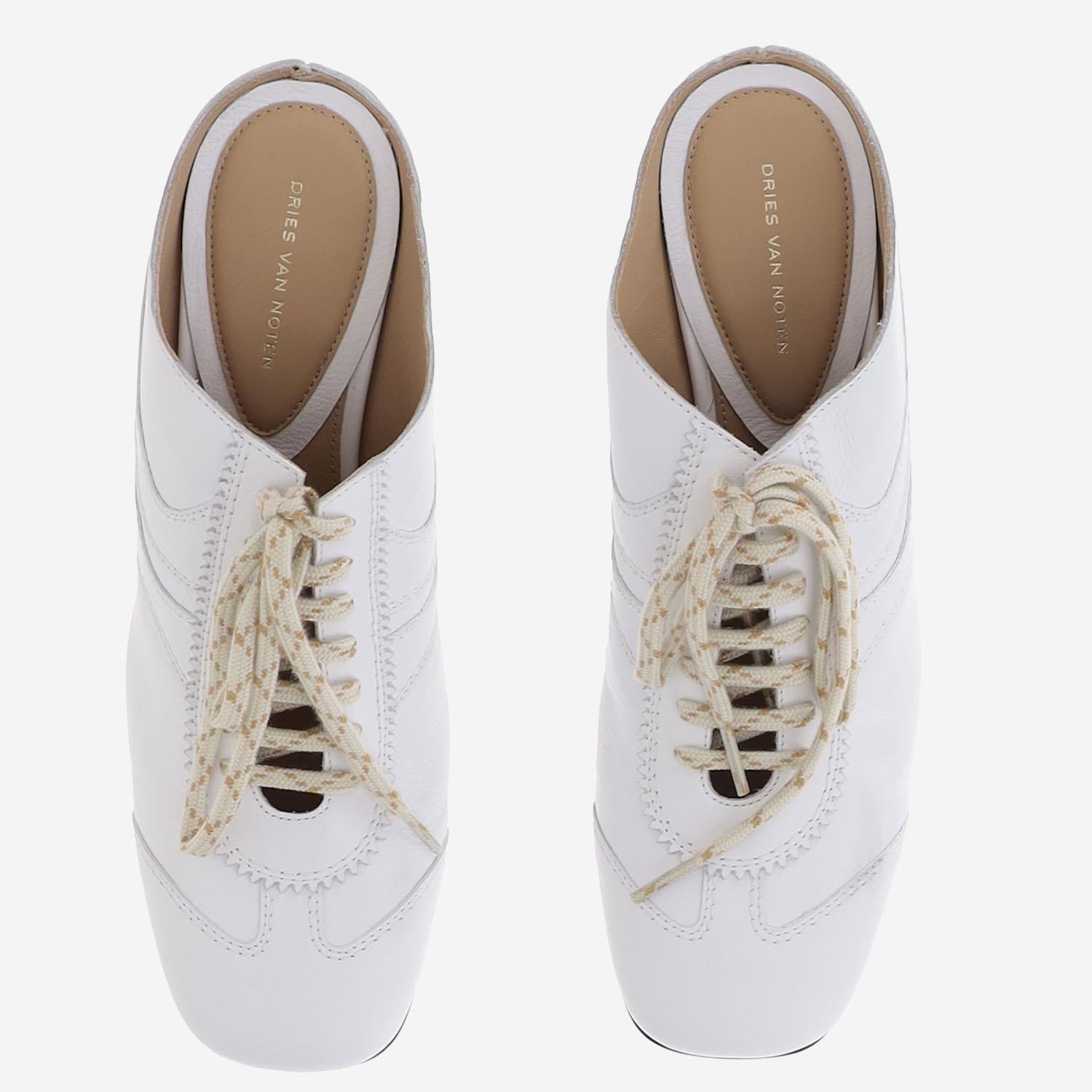 MULES CON TACCO IN PELLE 011740 112001 DRIES VAN NOTEN 