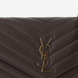 PORTAFOGLIO IN PELLE CON CATENA ENVELOPE CASSANDRE 857605 AAA441997 SAINT LAURENT 