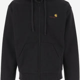 FELPA AMERICAN SCRIPT IN MISTO COTONE CON LOGO I033063 89XX CARHARTT WIP 