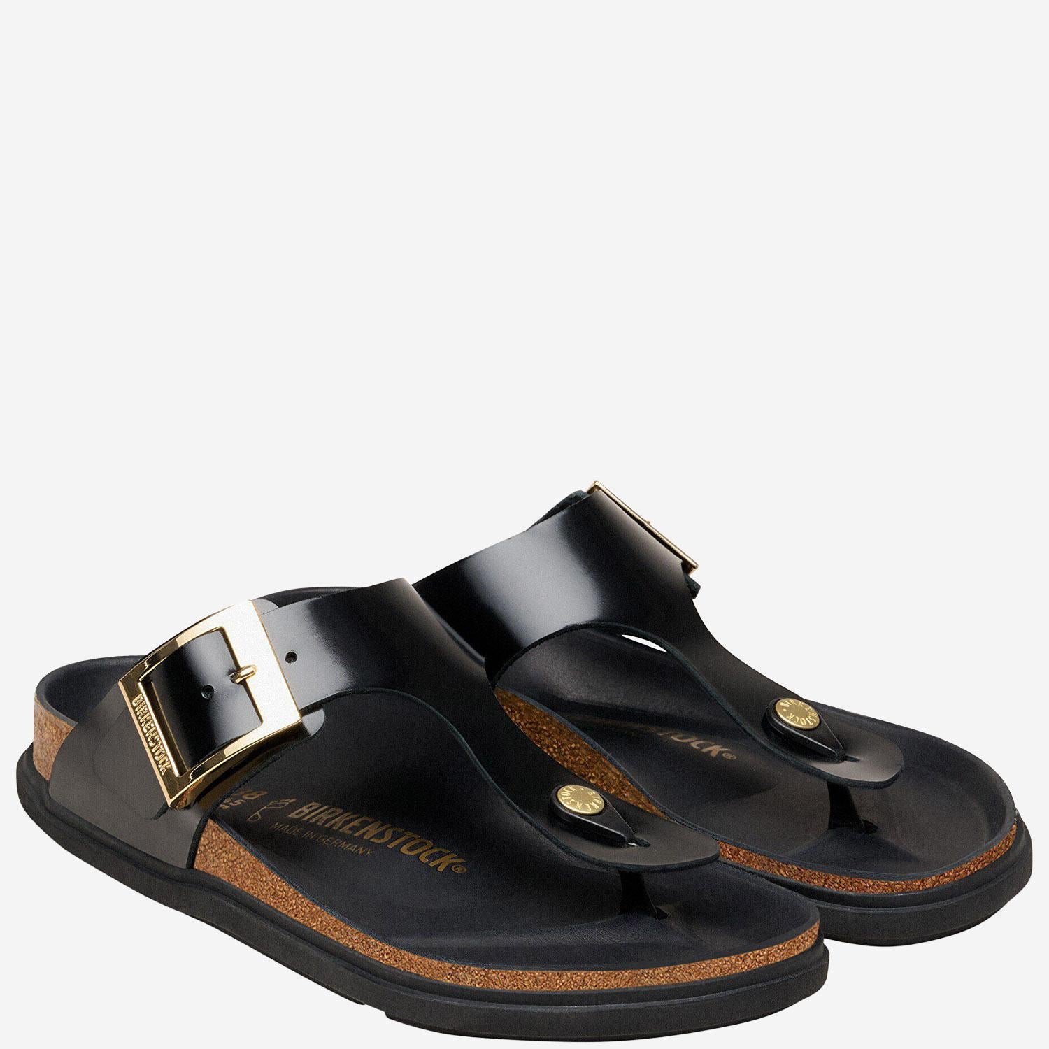 SANDALI GIZEH DROPLET BUCKLE 1031817 BLACK BIRKENSTOCK 