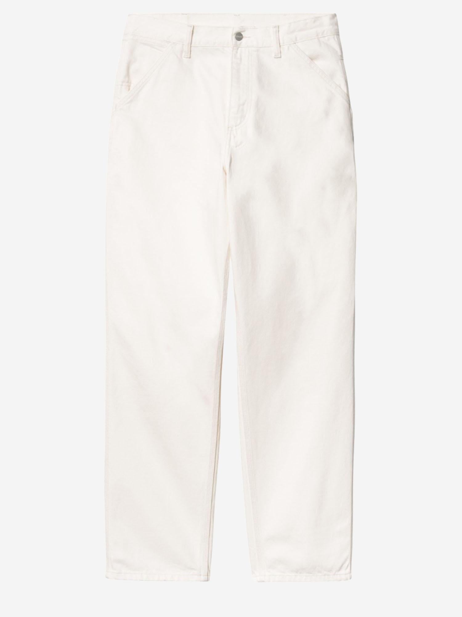 JEANS IN DENIM DI COTONE CON LOGO I032024 0202 CARHARTT WIP 