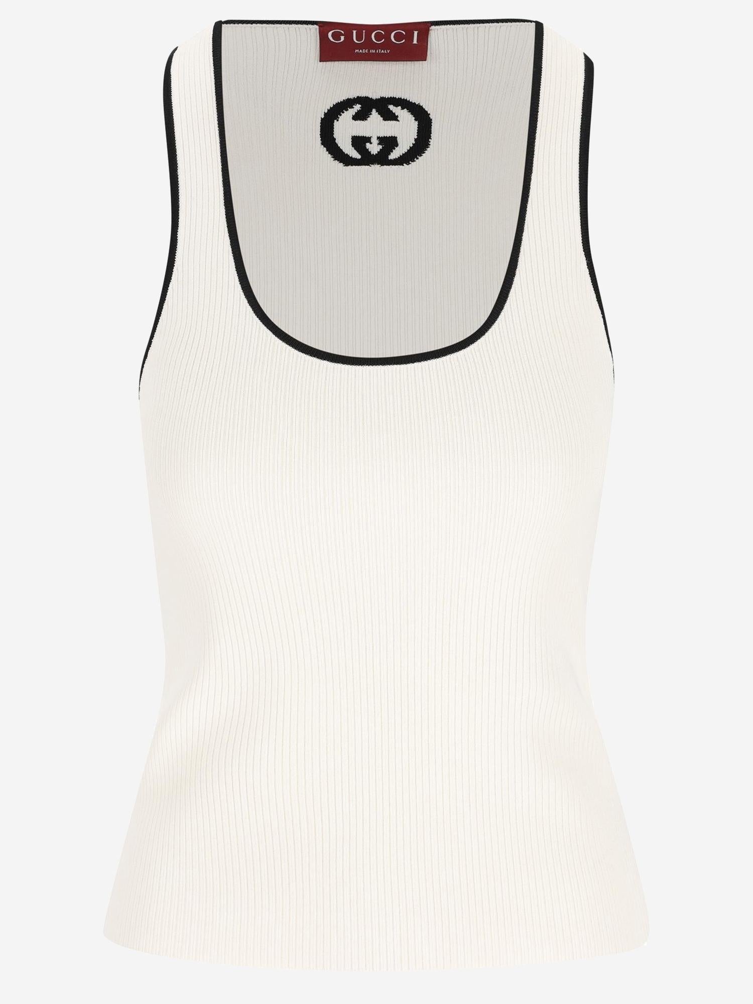 CANOTTA A COSTE CON INTARSIO 852456 XKFCZ9232 GUCCI 