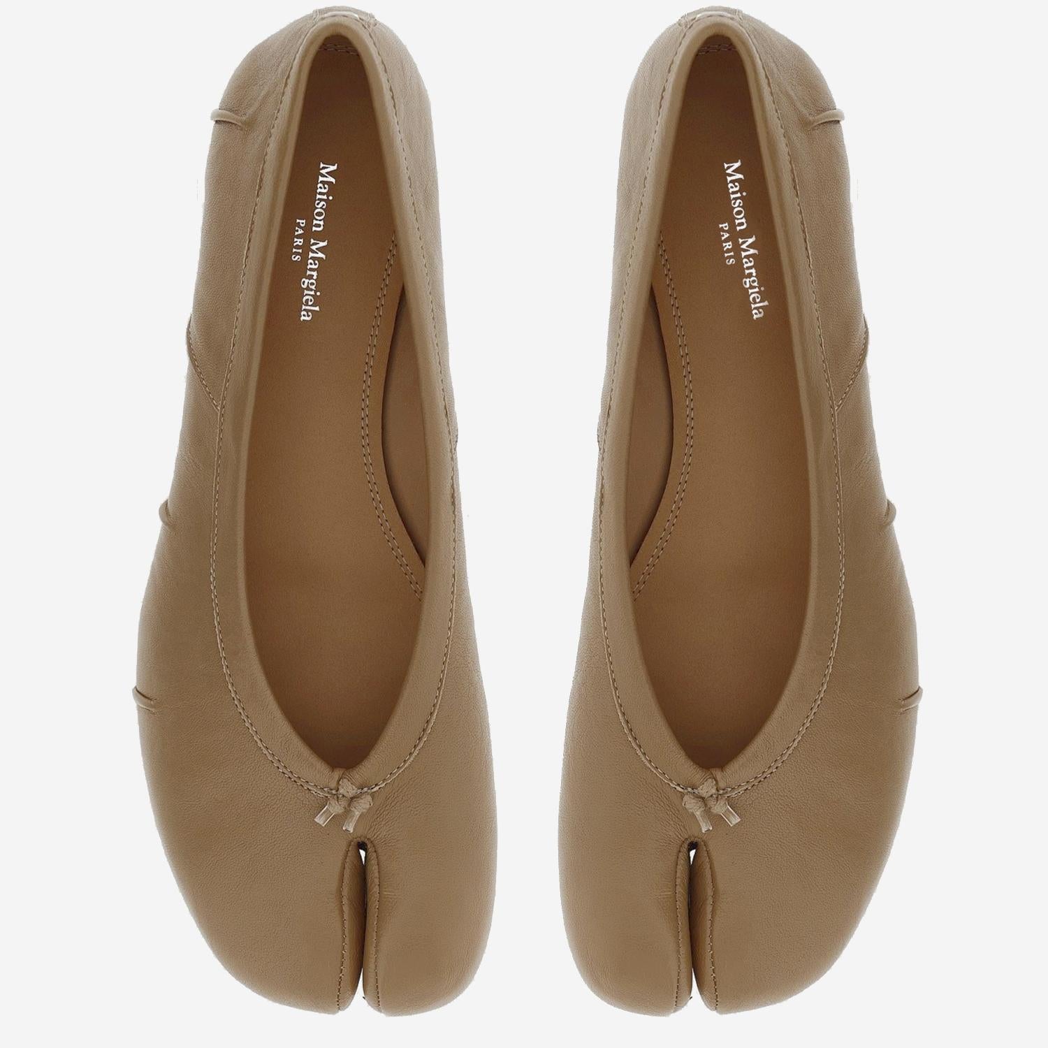 BALLERINE NEW TABI IN PELLE S58WZ0127 P6378T4091 MAISON MARGIELA 