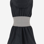 ABITO SENZA MANICHE CON CAPPUCCIO E ZIP MF6223 19ECF005R MIU MIU 