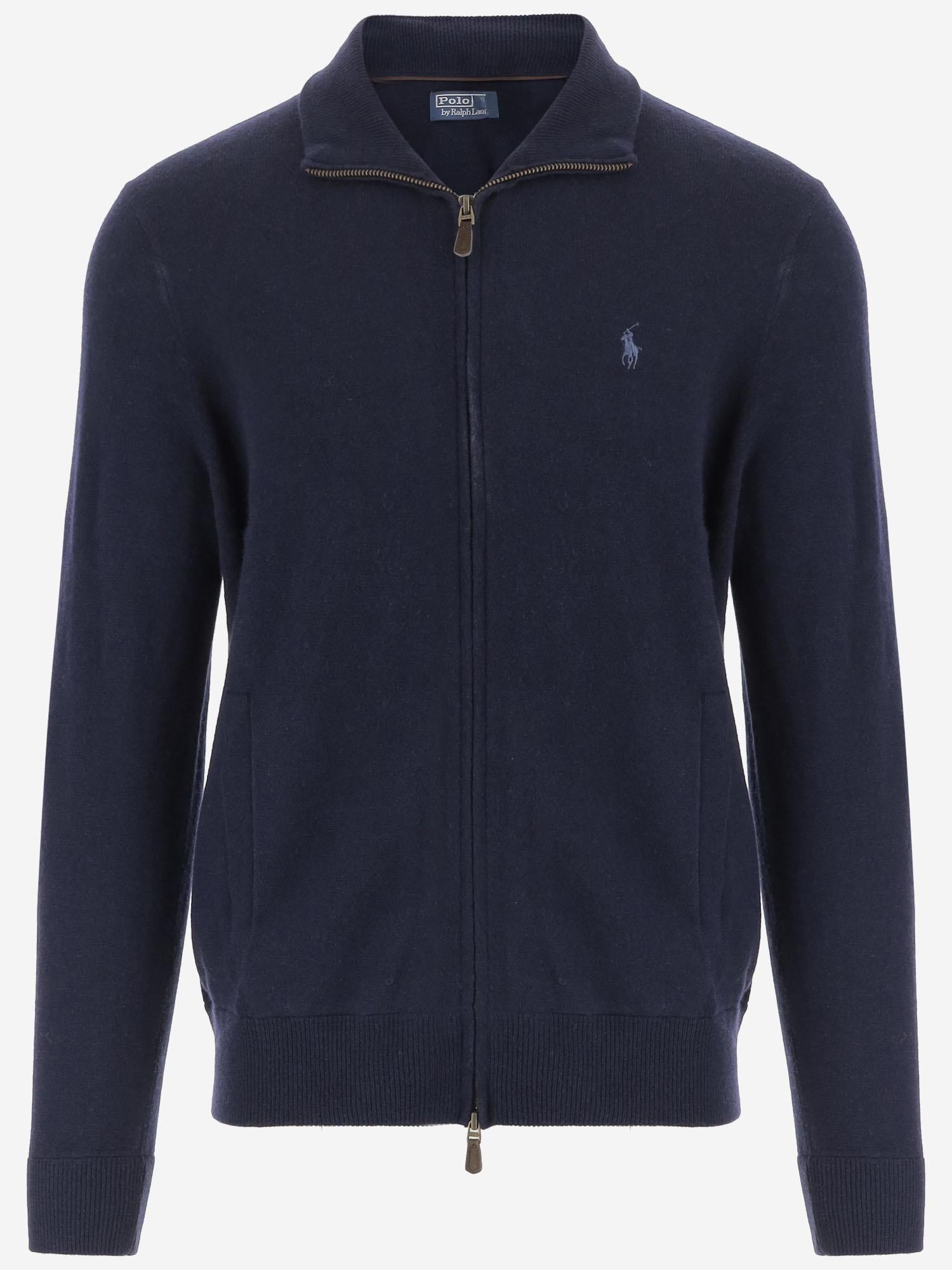 MAGLIONE IN LANA CON LOGO 710974149 001 POLO RALPH LAUREN 