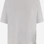 T-SHIRT IN COTONE CON BOTTONI DECORATIVI 011114 2603001 DRIES VAN NOTEN 