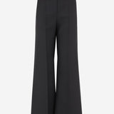 PANTALONI A GAMBA AMPIA IN LANA E SETA 7B0RB6S0 1CF0NO VALENTINO 