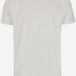 T-SHIRT IN COTONE CON STAMPA BSMCCTEDDY WHITE BLACK SCORE 