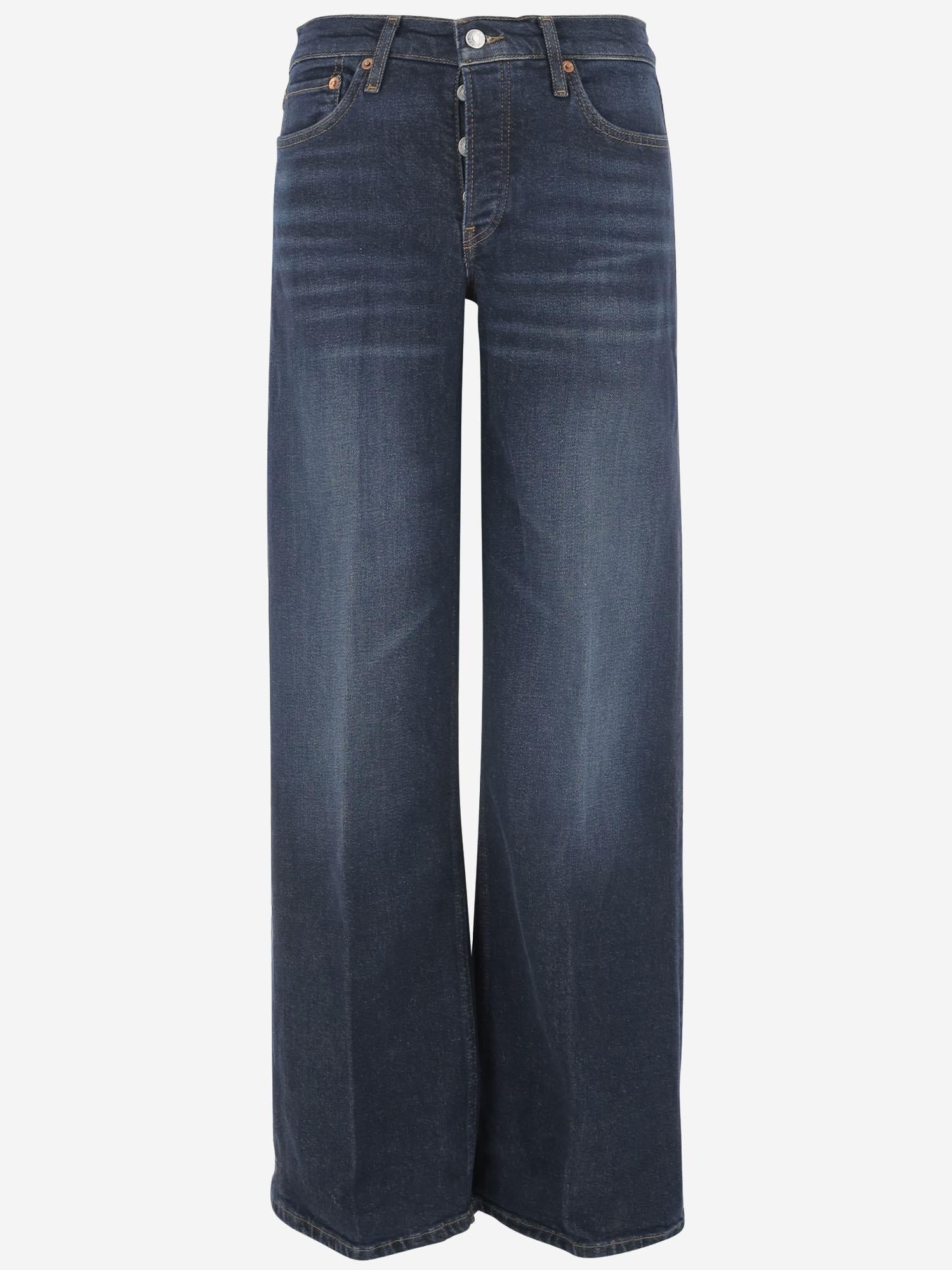 JEANS IN DENIM DI MISTO COTONE STRETCH 19003WMRWDLG BARELYWORN RE/DONE 
