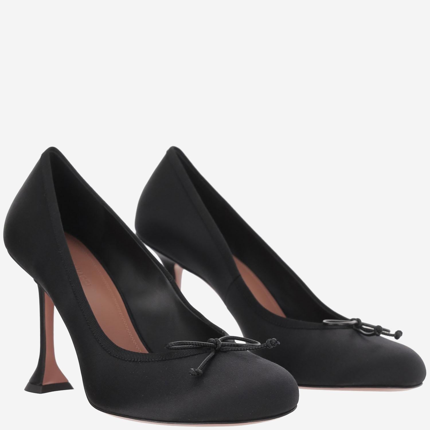 Décolleté lila pump LILAPUMP BLACK AMINA MUADDI 