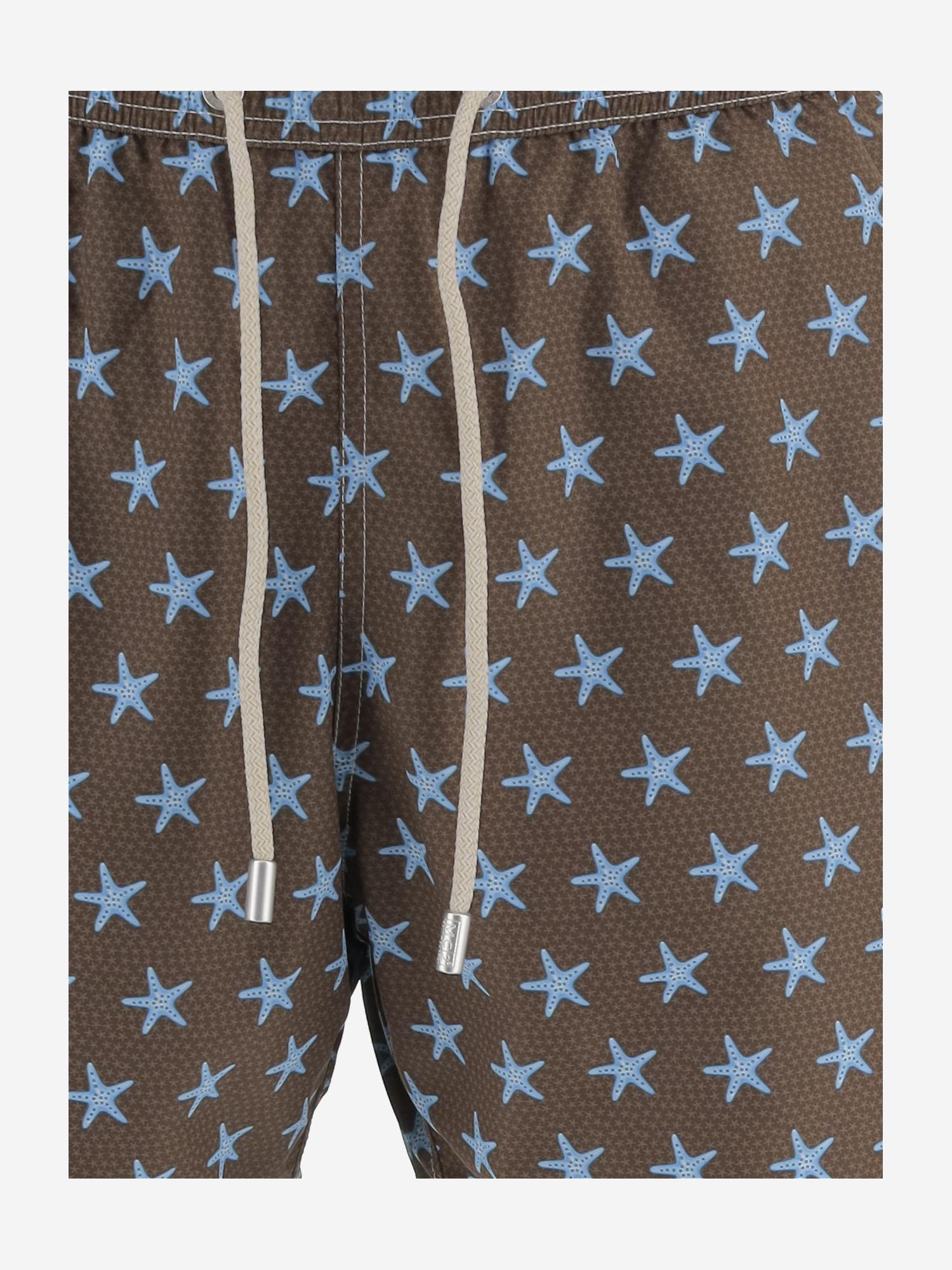 SHORTS DA BAGNO IN NYLON CON MOTIVO FANTASIA LIG0003 07742L MC2 SAINT BARTH 