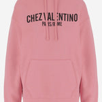 FELPA IN COTONE CON STAMPA CHEZ VALENTINO 6B3MF24D960 259 VALENTINO 