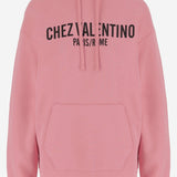 FELPA IN COTONE CON STAMPA CHEZ VALENTINO 6B3MF24D960 259 VALENTINO 