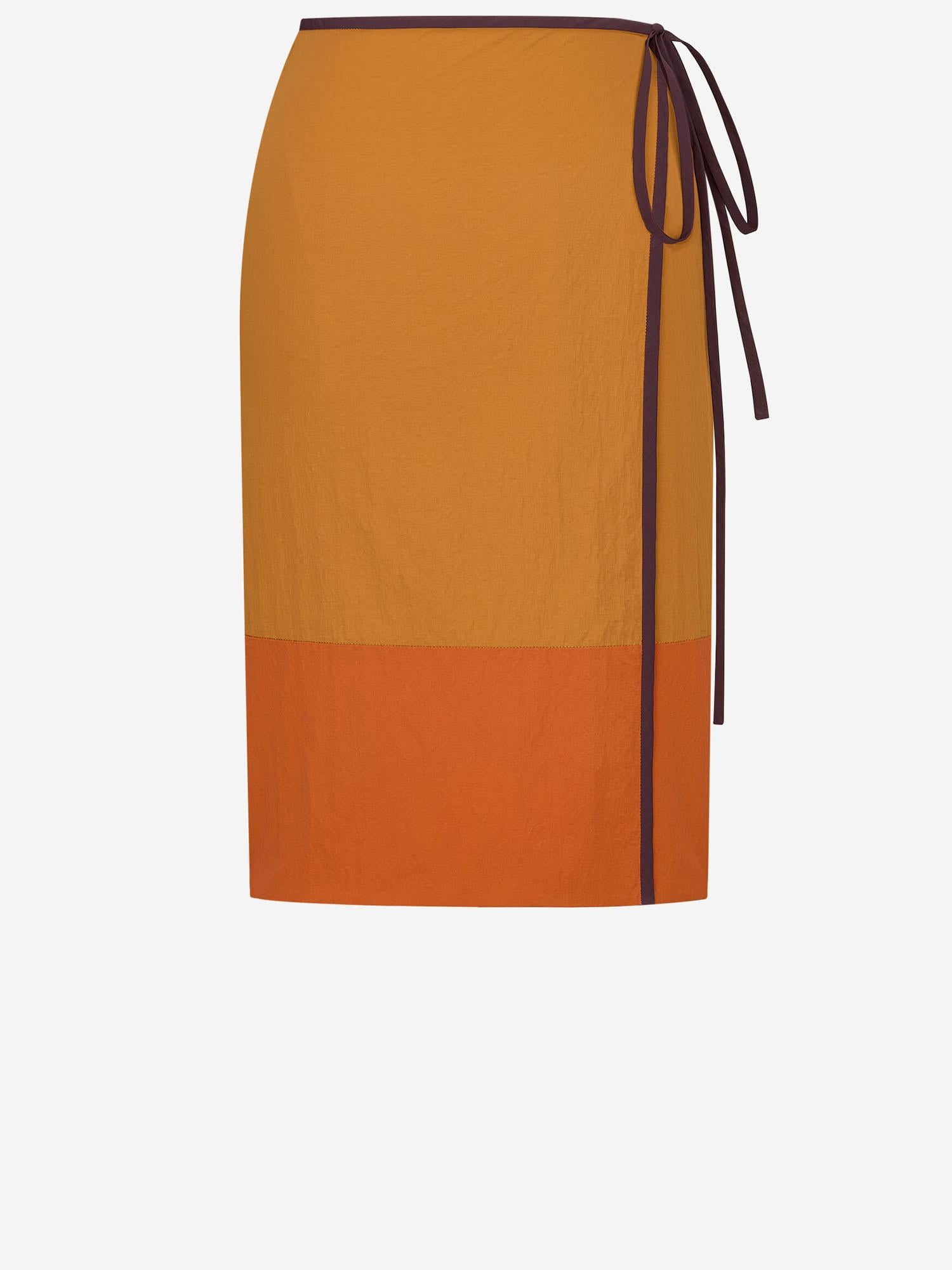 GONNA A MATITA IN NYLON 856970 Y6J182607 SAINT LAURENT 