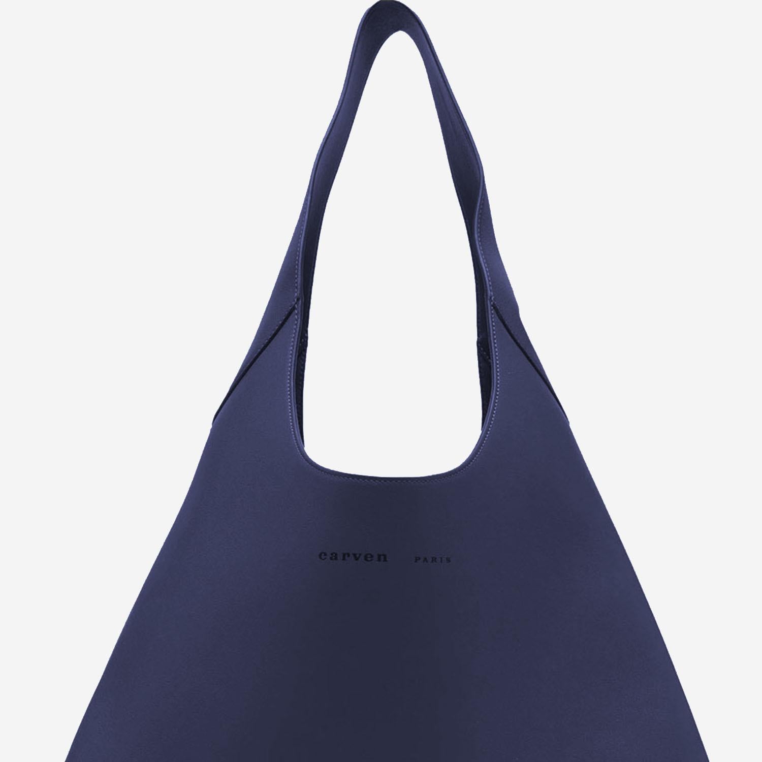 BORSA TOMMASO IN PELLE 6252161203 NAVY CARVEN 