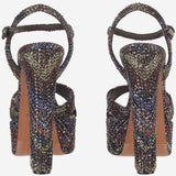 SANDALI PLATFORM IN MISTO VISCOSA MWF092 026 MISSONI 