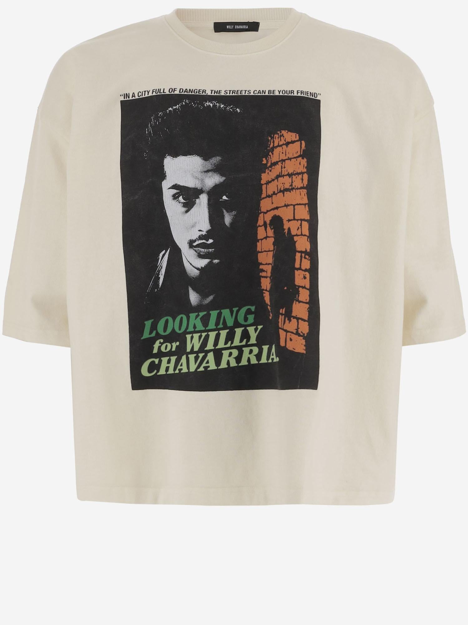 T-shirt in cotone con stampa WCJSY0226 065 WILLY CHAVARRIA 
