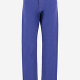 JEANS IN COTONE A GAMBA DRITTA 1024569 1A178711DB10 VERSACE 