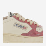 AUTRY AVLWMT01METALLEATREDPINK