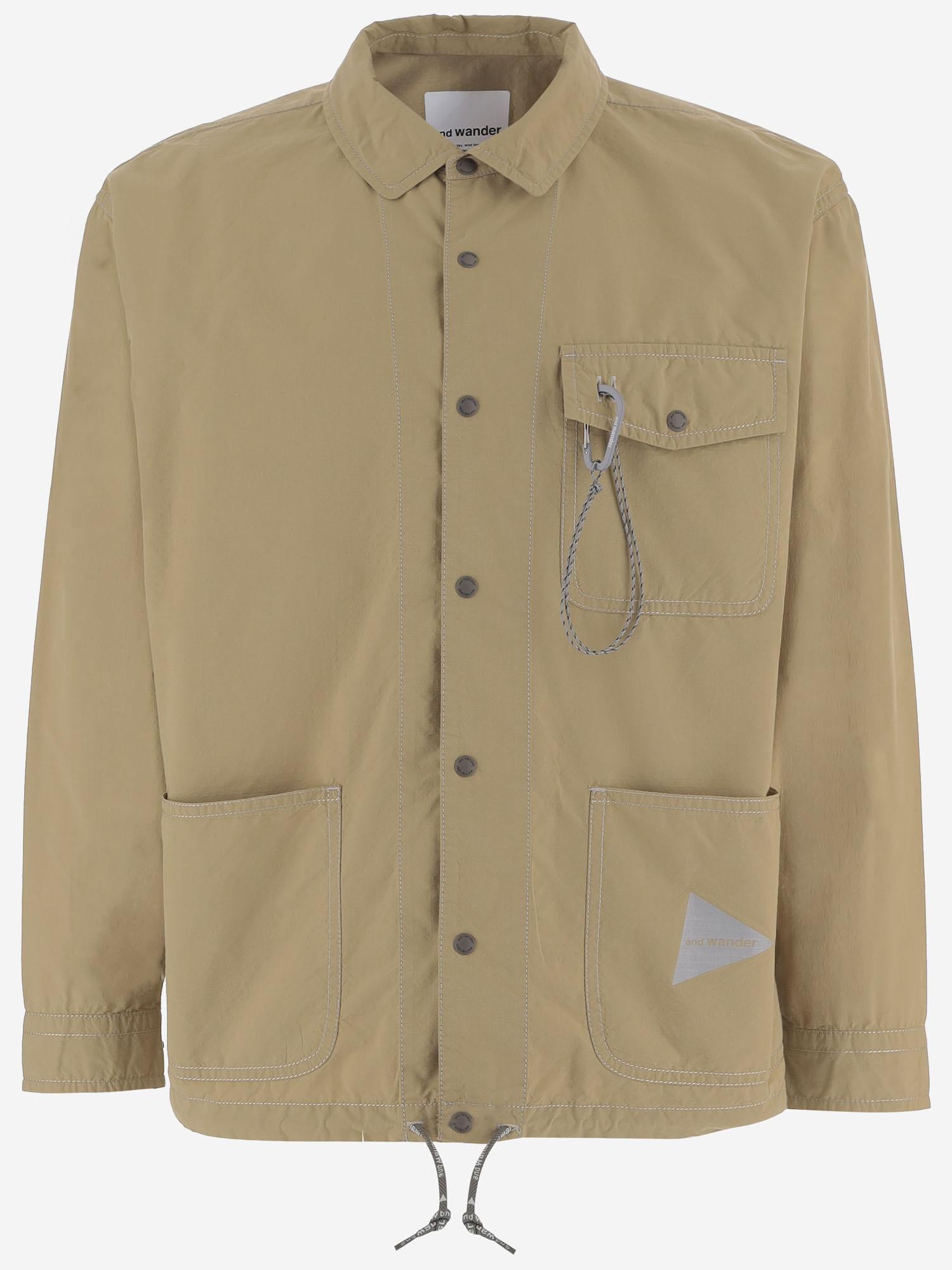 GIACCA IN MISTO COTONE CON LOGO 5746183059 040 AND WANDER 