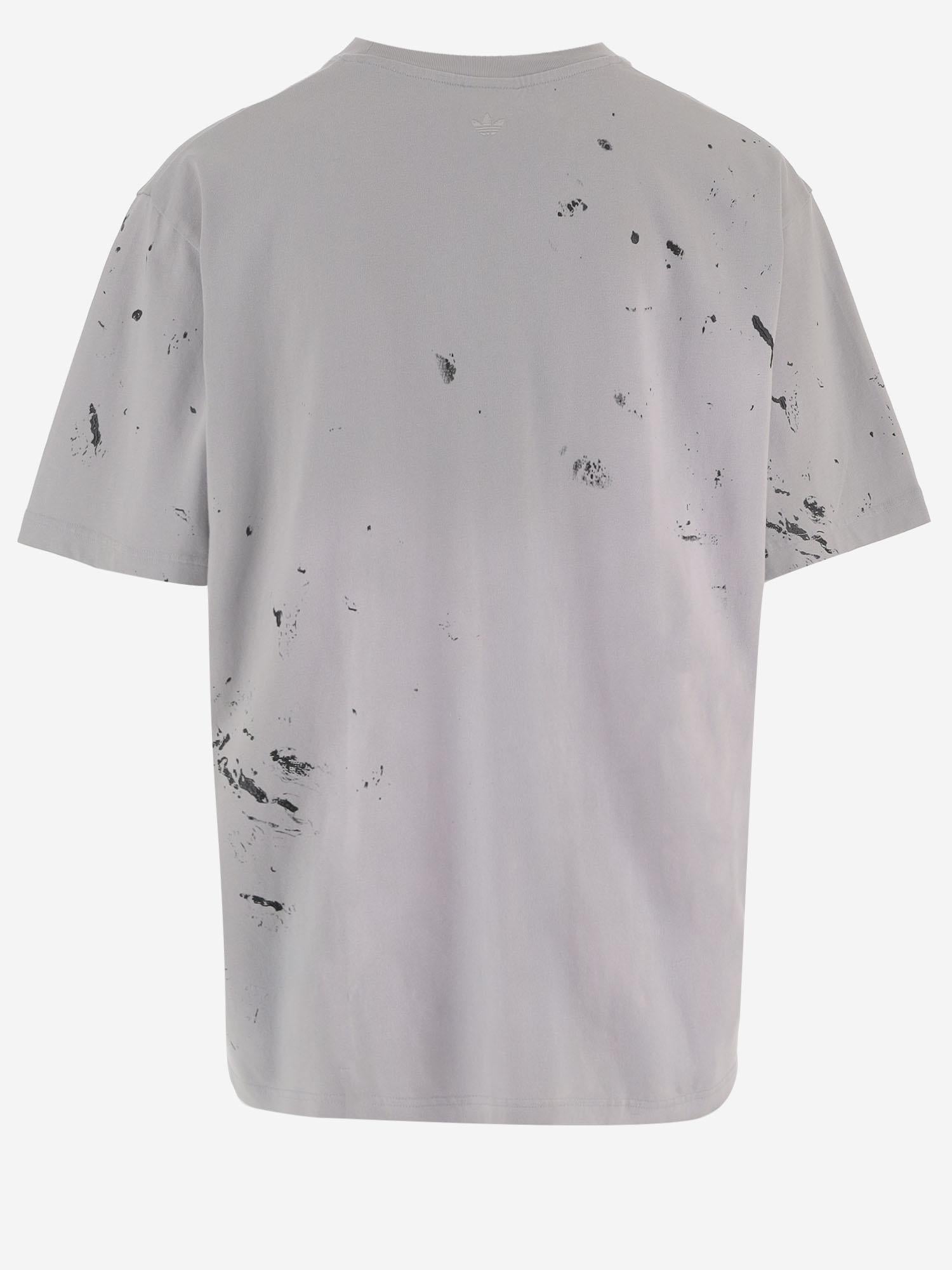 T-SHIRT SFTM007 IN COTONE CON LOGO KS1342 GREYTWO ADIDAS X SONG FOR THE MUTE 