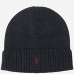 BEANIE IN LANA CON LOGO 710886137 004 POLO RALPH LAUREN 