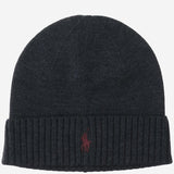 BEANIE IN LANA CON LOGO 710886137 004 POLO RALPH LAUREN 