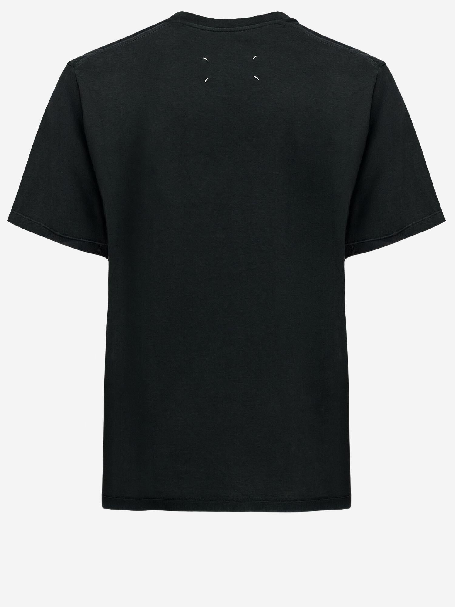 T-SHIRT IN COTONE CON CON NASTRO ADESIVO S67GC0048 S24575860 MAISON MARGIELA 