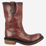 STIVALETTI FOULE IN PELLE 5U680E 5ODF0201 MIU MIU 