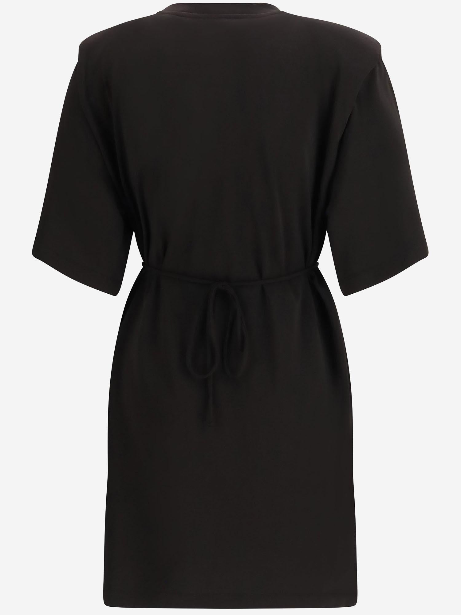 ABITO CORTO ALLIE CON SPALLE STRUTTURATE E CATENA 106484 A32DZ99 PINKO 