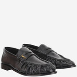 MOCASSINI LE LOAFER IN PELLE LUCIDA 766876 AA00K1000 SAINT LAURENT 