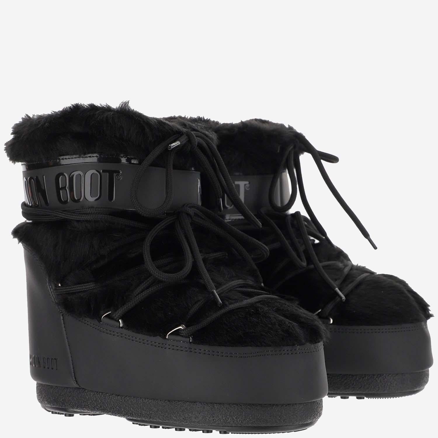 STIVALETTI ICON LOW FAUX FUR 1409390 N001 MOON BOOT 