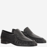 MOCASSINI IN PELLE F1923SN60 BLK THE ROW 