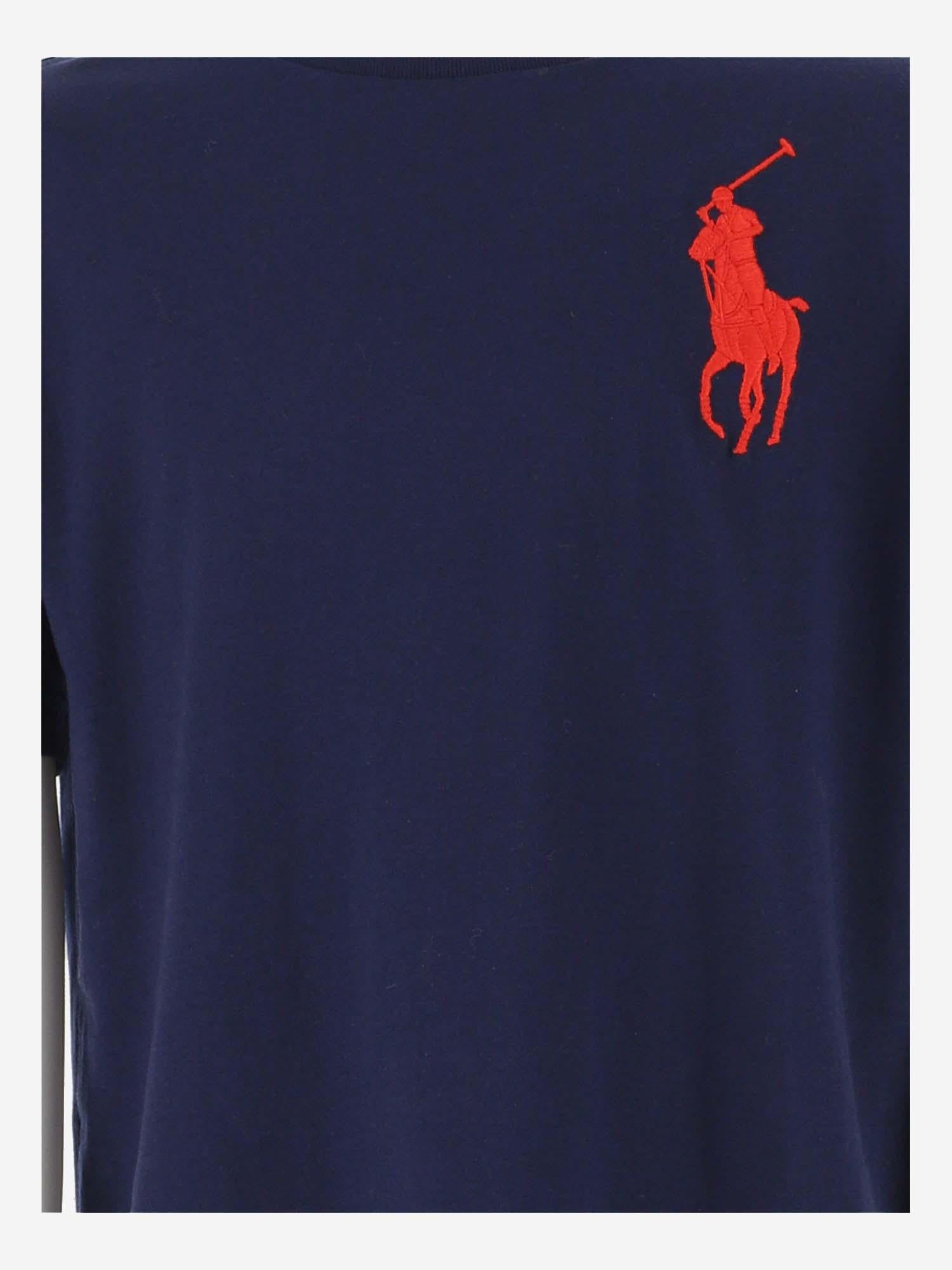 T-SHIRT BIG PONY IN COTONE CON LOGO 322832907 039 POLO RALPH LAUREN KIDS 