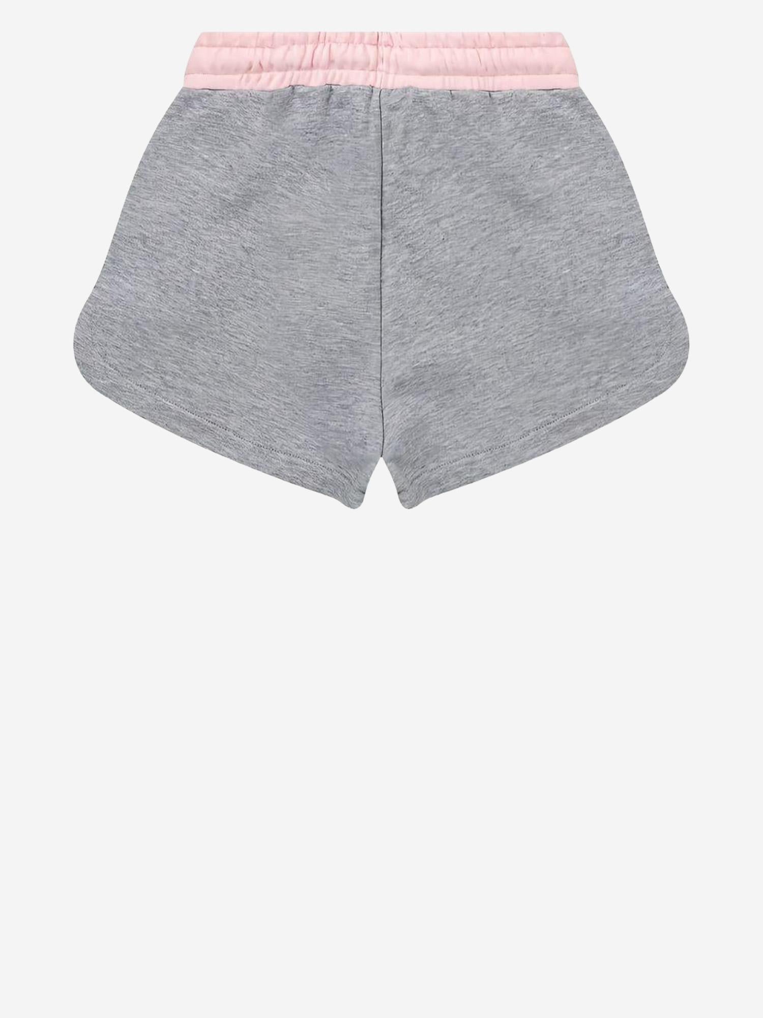 PANTALONCINI LOGATI IN COTONE S6MSJGSH021 27102 MSGM KIDS 