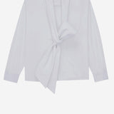CAMICIA LAVALLIÈRE IN POPELINE DI COTONE 870726 Y1H489000 SAINT LAURENT 