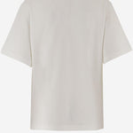 T-SHIRT IN COTONE CON LOGO J02GC0140 J20347102 JIL SANDER 