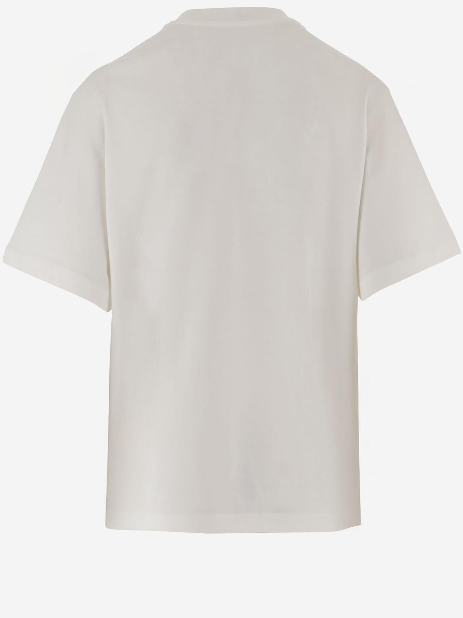 T-SHIRT IN COTONE CON LOGO J02GC0140 J20347102 JIL SANDER 