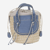 BORSA HABANERA AZZURRA - DENIM HABANERAAZUL JEANSSUEDE CUBA LAB 