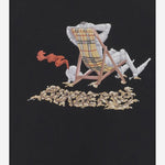 T-shirt in cotone Beach Knight 8126321 BLACK BURBERRY 