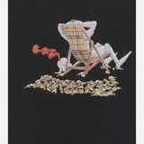T-shirt in cotone Beach Knight 8126321 BLACK BURBERRY 