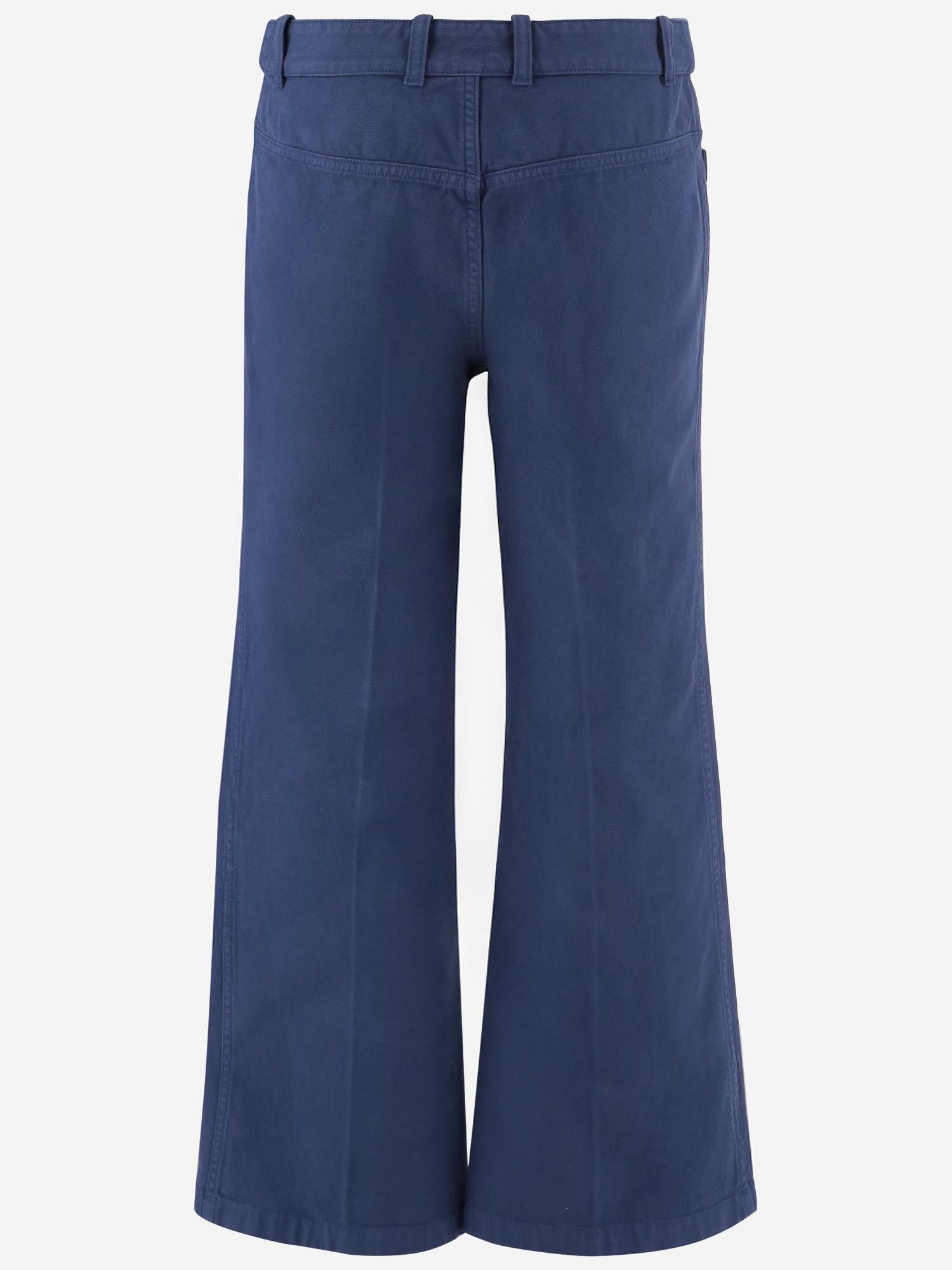PANTALONI CROPPED IN COTONE CH25SPA21365 401 CHLOE 