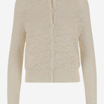 TWIN SET IN MAGLIA DI COTONE E SETA CH25AMX01580 107 CHLOE 