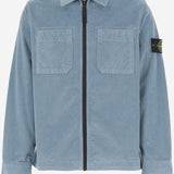 CAMICIA IN VELLUTO DI MISTO COTONE STRETCH 1200003 S0199V004A STONE ISLAND KIDS 