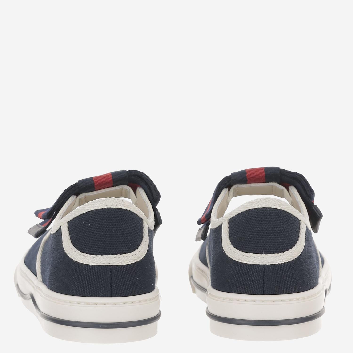 SNEAKERS CON NASTRO WEB 856605 FAFM14057 GUCCI KIDS 