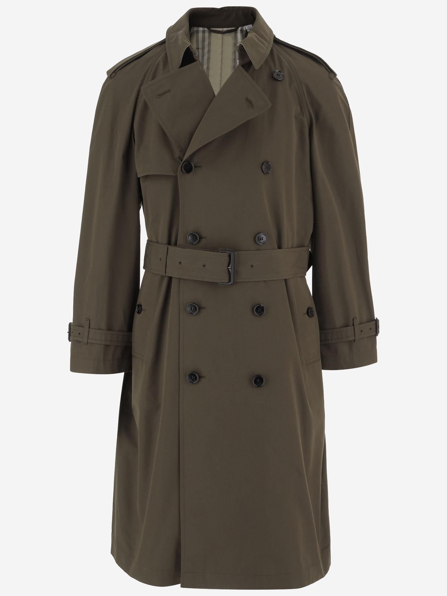 CAPPOTTO DOPPIOPETTO IN COTONE 8119090 MARSH BURBERRY 
