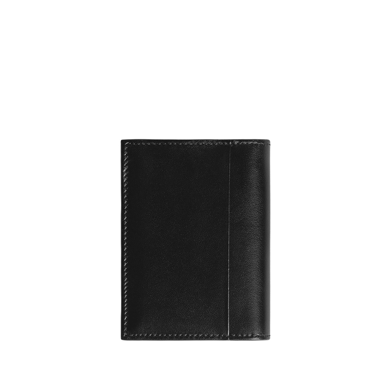 PORTACARTE IN PELLE MEISTERSTÜCK 221304 BLACK/INK BLUE MONTBLANC 